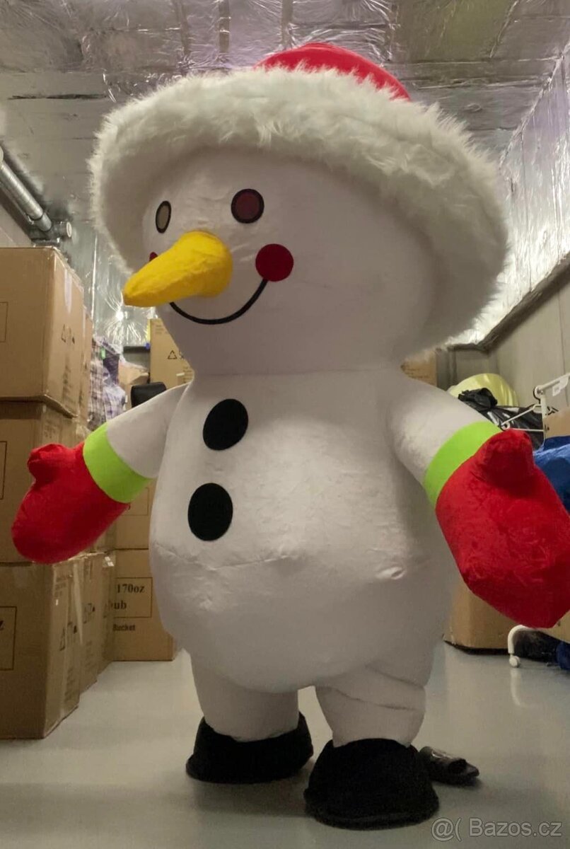 Maskot sněhulák - 4