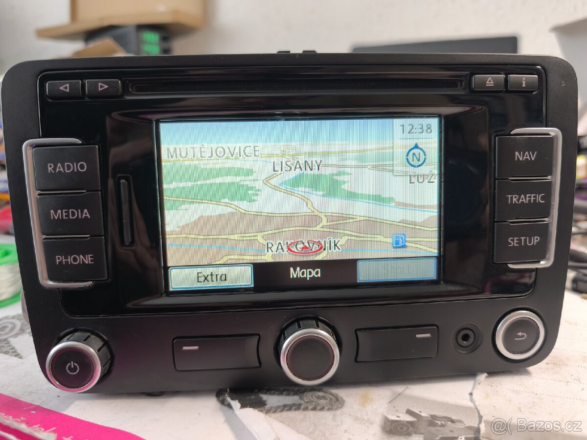 VW RNS315 BT DAB autorádio navigace 3C8035279B. - 4