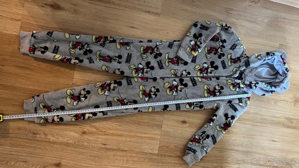 Hřejivé pyžamko Micky mouse vel. 122/128 - 4