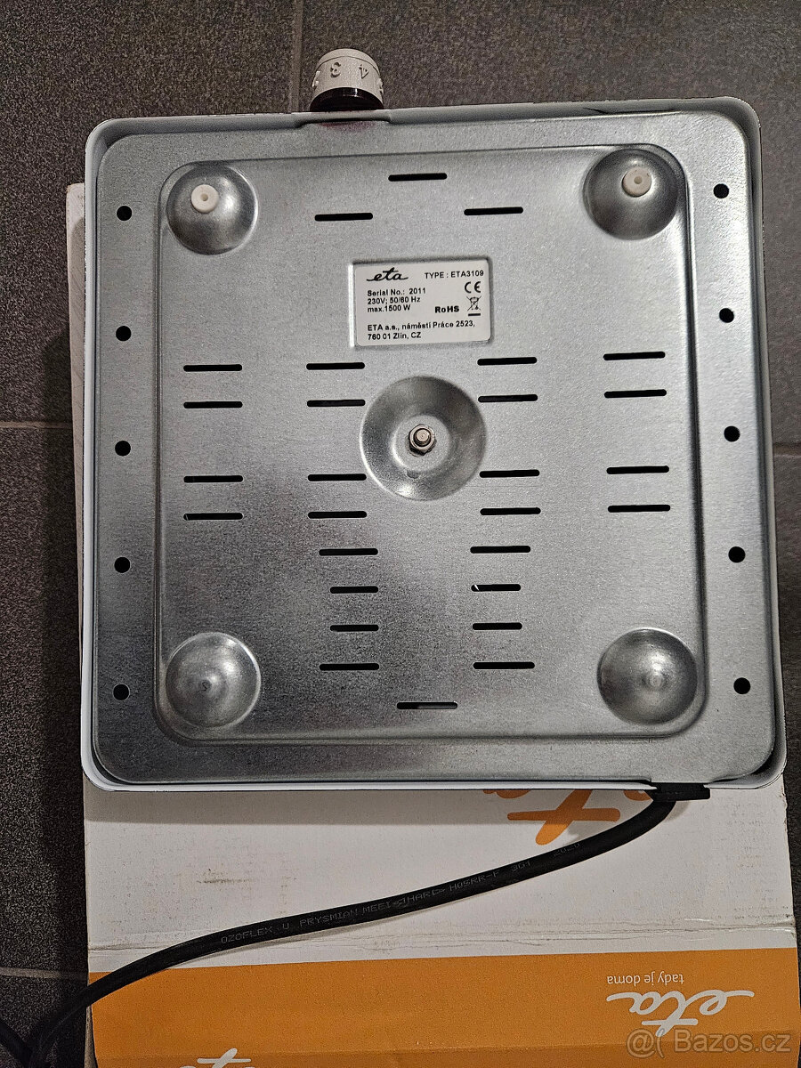 Jednoplotýnkový vařič ETA 3109 - 4