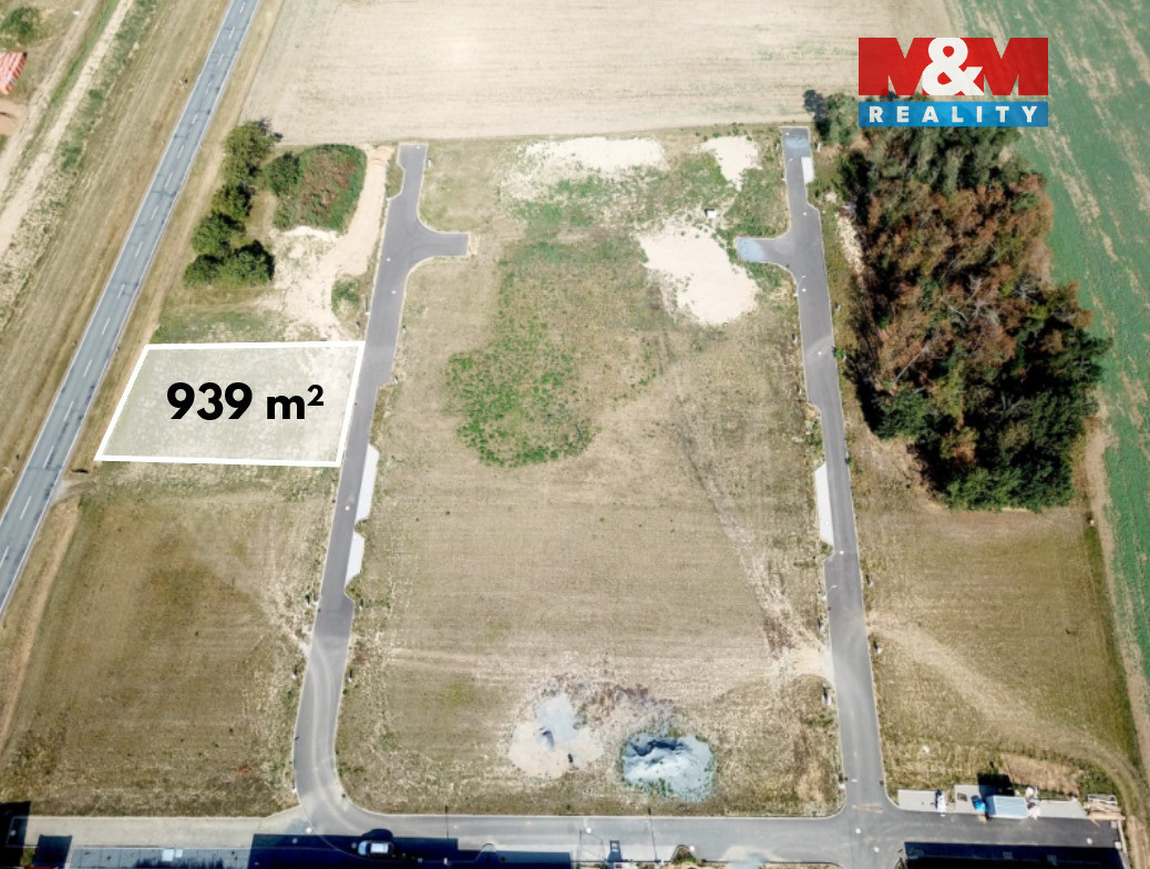 Prodej stavebního pozemku, 939 m2, obec Valeč, okres Třebíč - 4