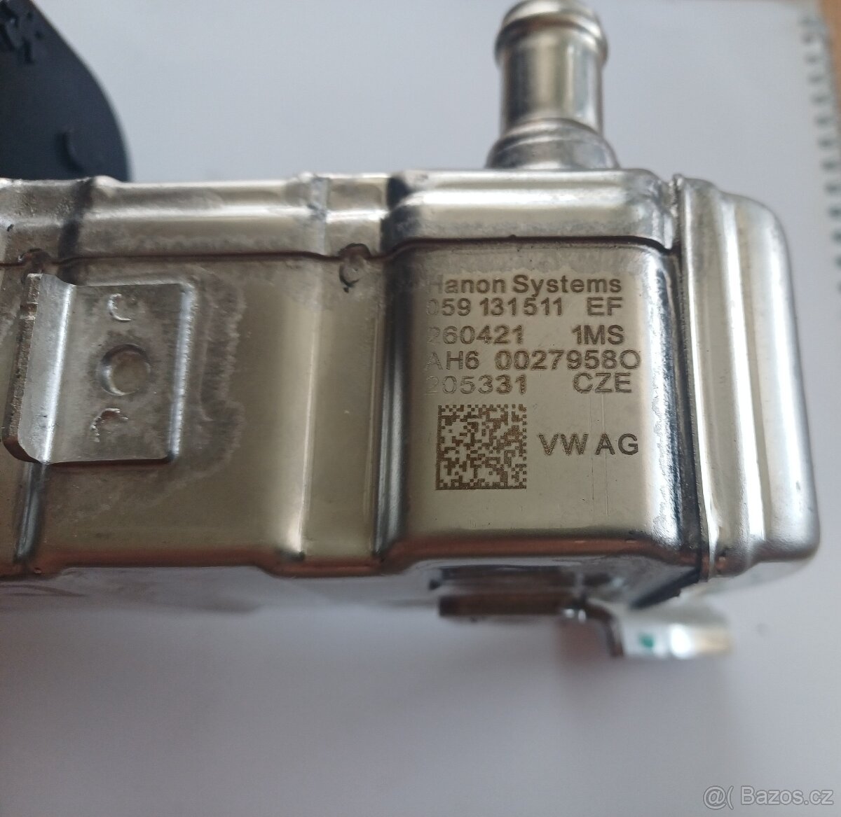 EGR s chladičem Audi 059131501AL,059131511EF nový - 4