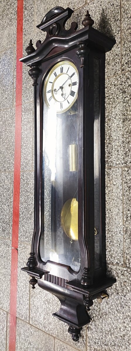 Top bidermeyer třízávažové hodiny na 1 závaží - 4