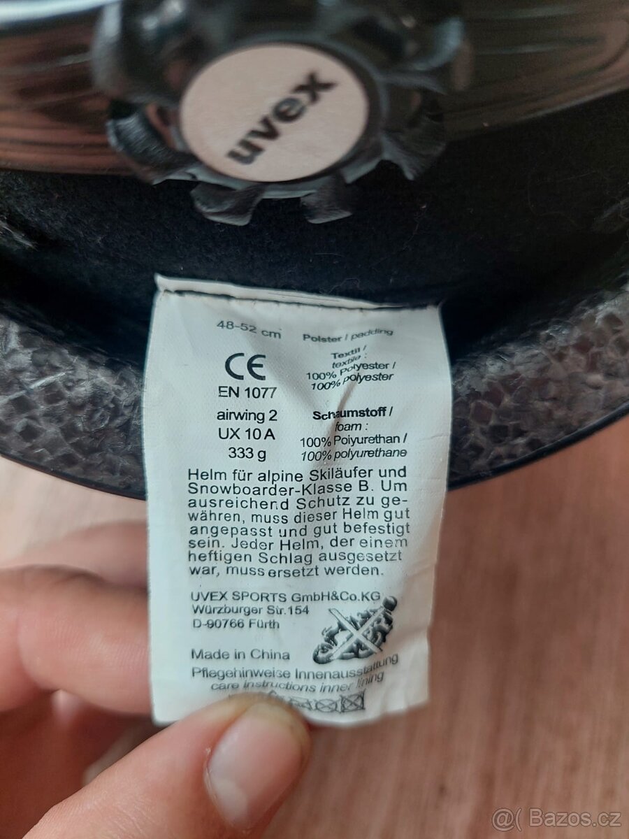 Dětská lyžařská helma Uvex vel. 48-52 - 4