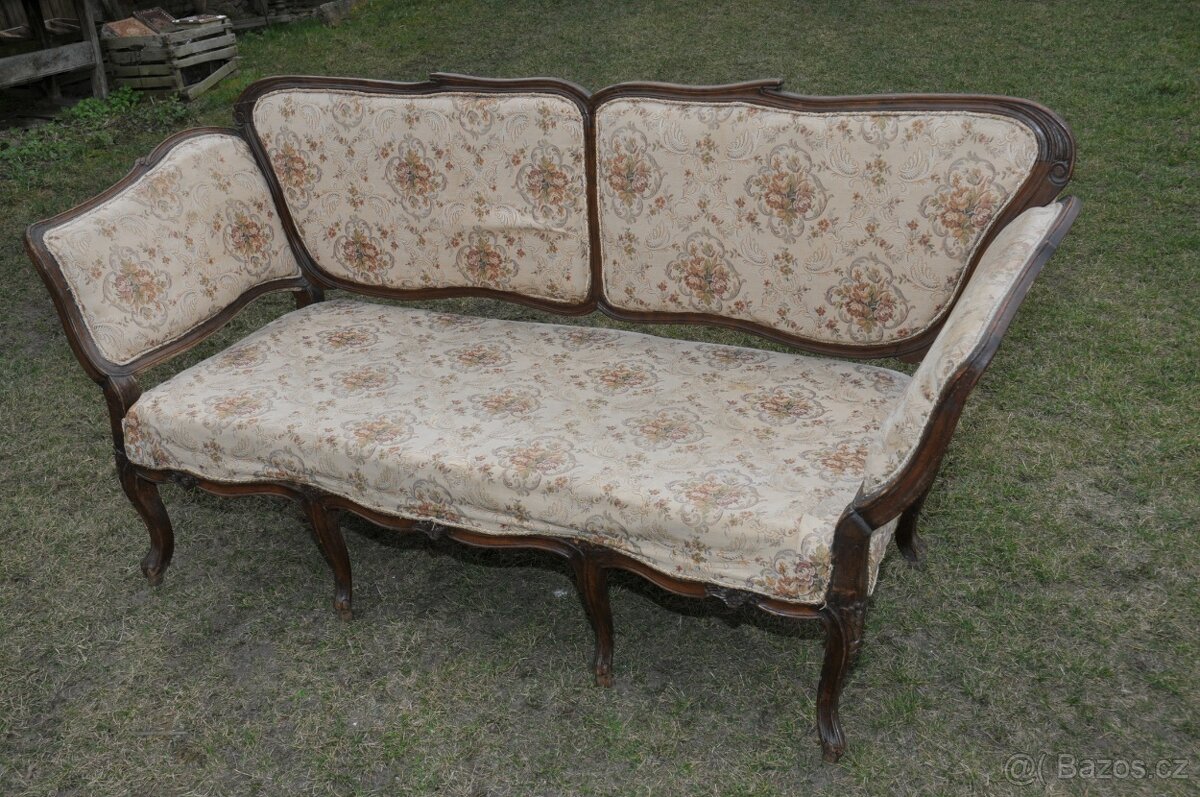 Barokní sofa pohovka - 4