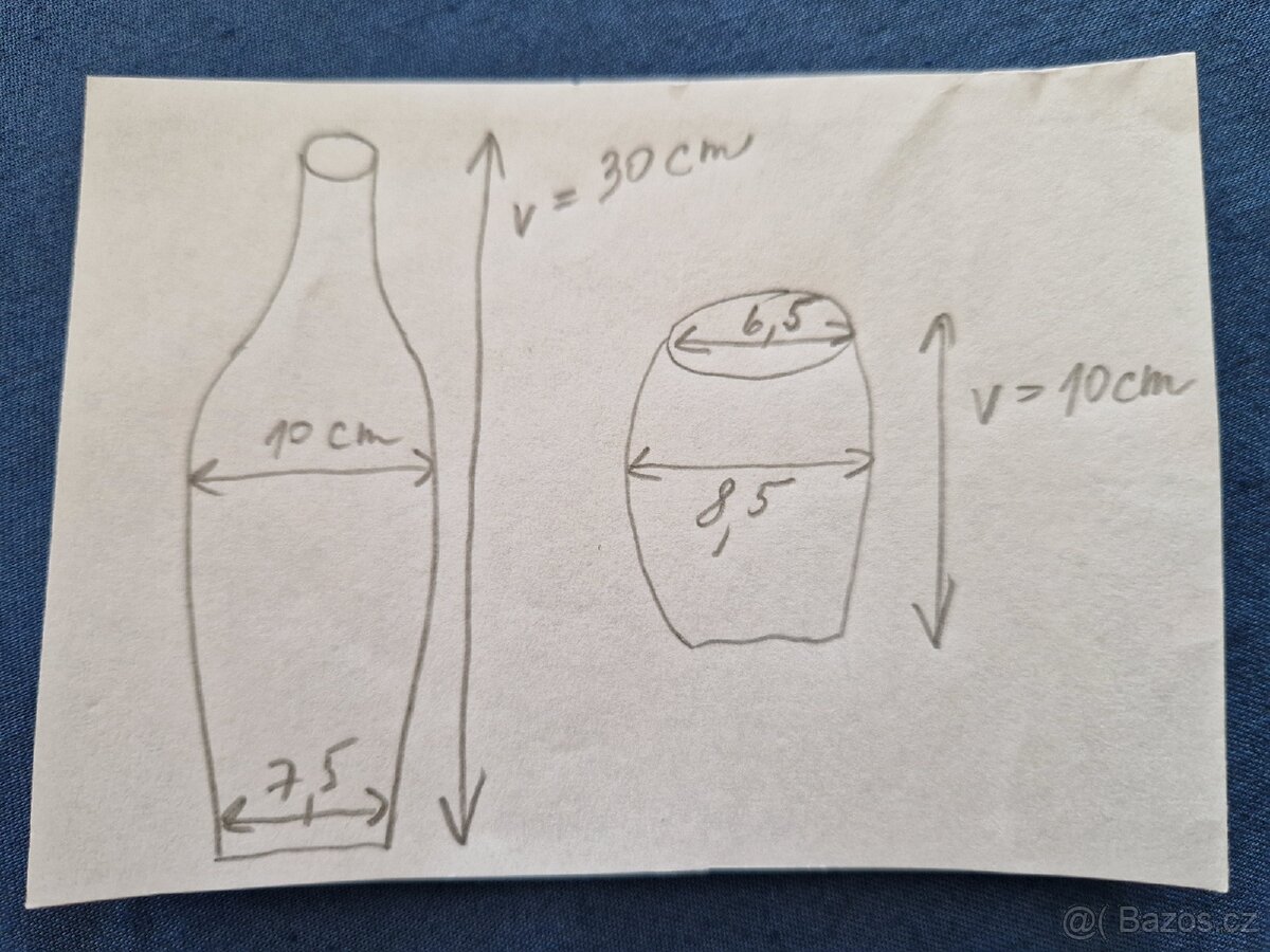 Sklenice a láhev. Krásná letní sada na nápoje. - 4