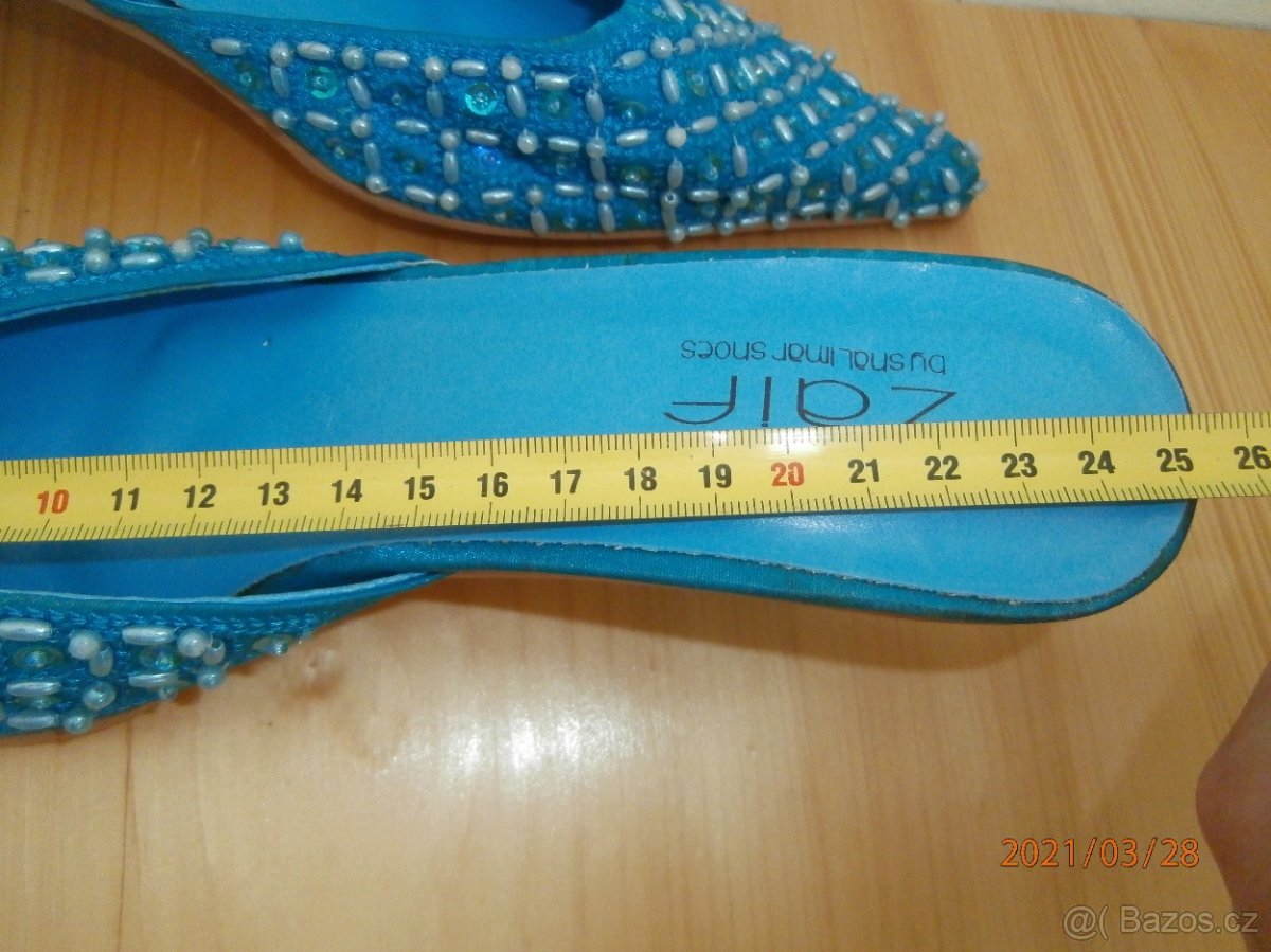Společenská obuv 40/41 24,5 - 25 cm - 4