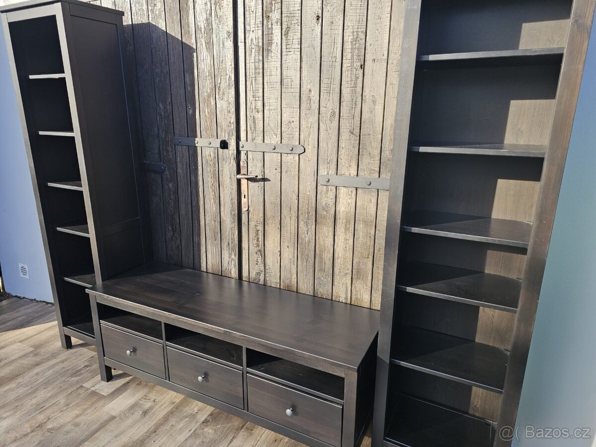 IKEA HEMNES obývací stěna - černohnědá - 4