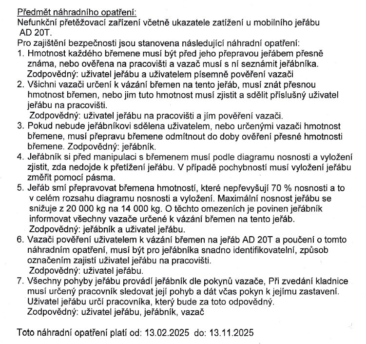 Autojeřáb Tatra 815 AD20 - 4