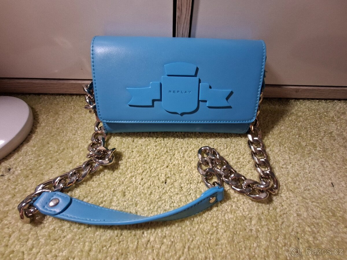 Kabelka Replay – světle modrá, jako nová - 4
