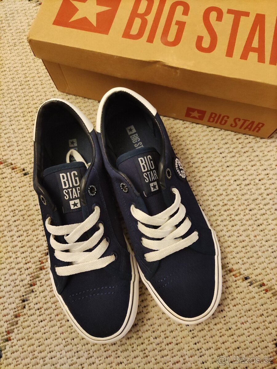 Plátěné tenisky vel. 37, BIG STAR - 4
