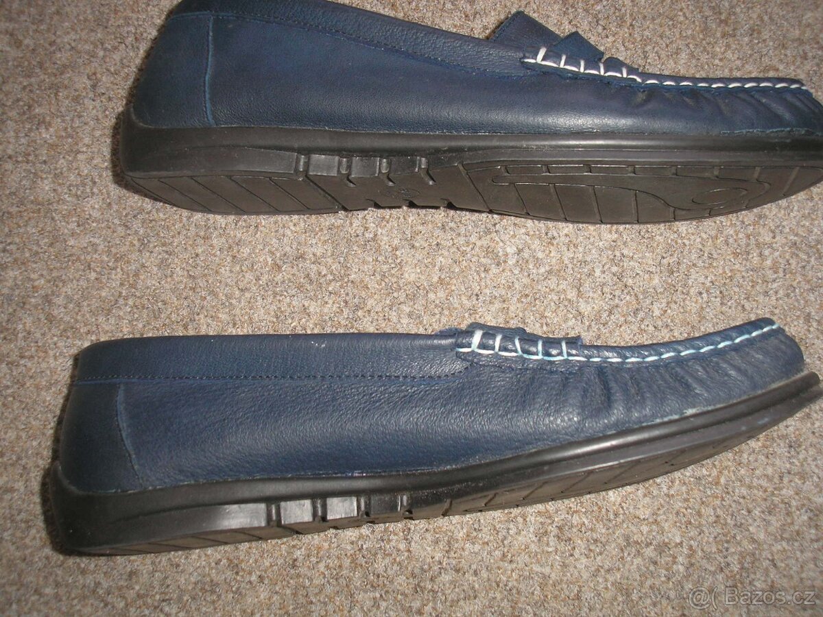 Kožené mokasíny vel.39 - 4