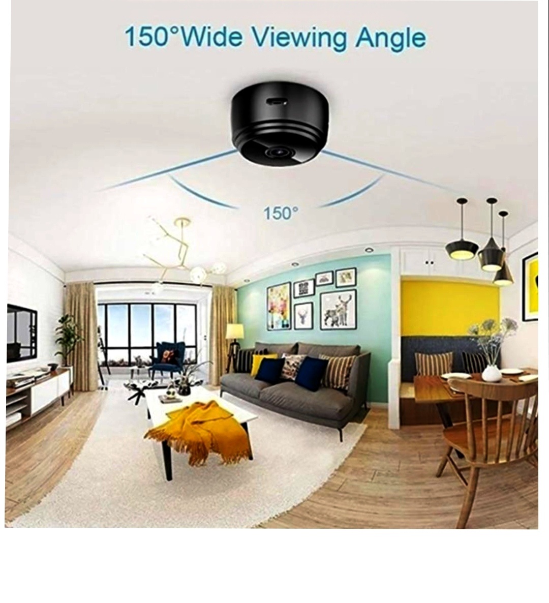 Mini Wi-Fi bezdrátová kamera A9 - 4