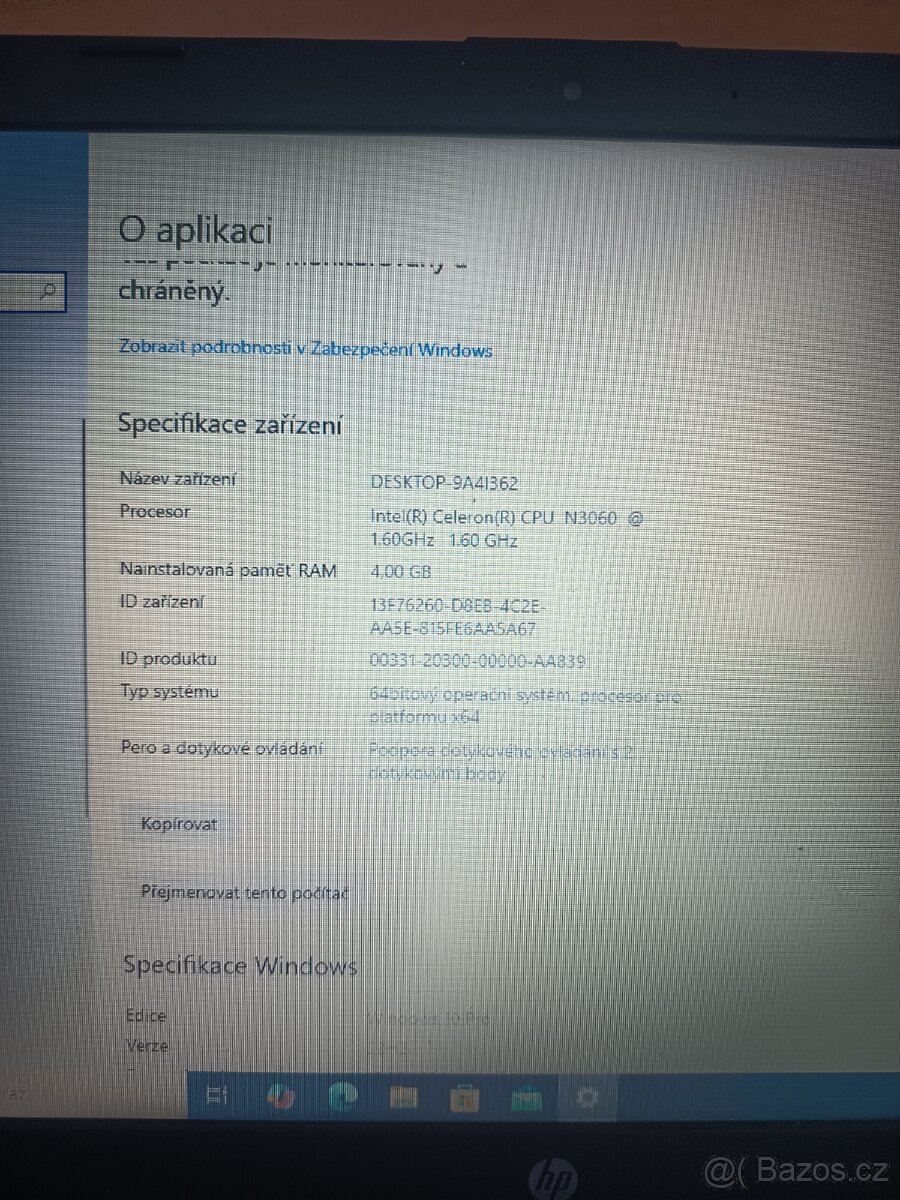 Notebook HP - 4