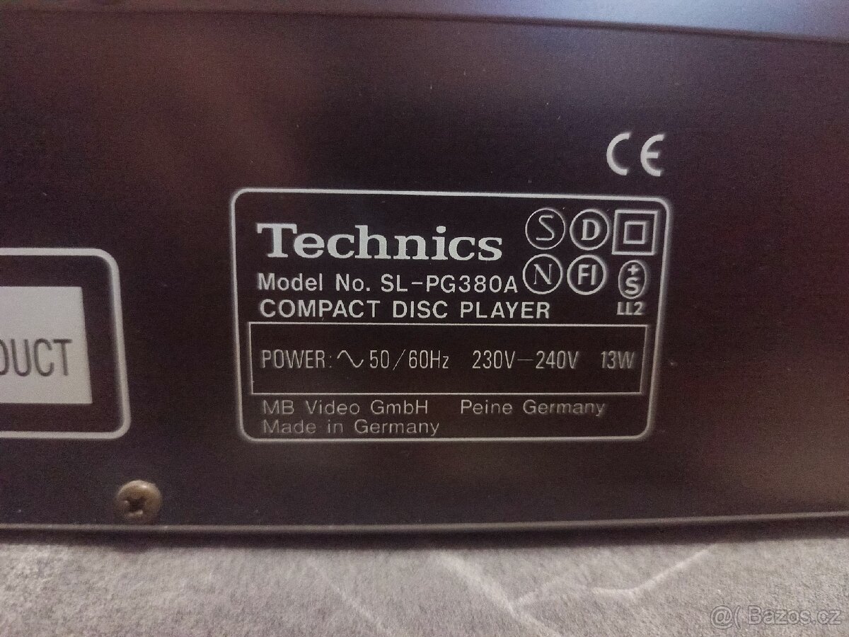 Technics sl pg 380a CD přehrávač - 4