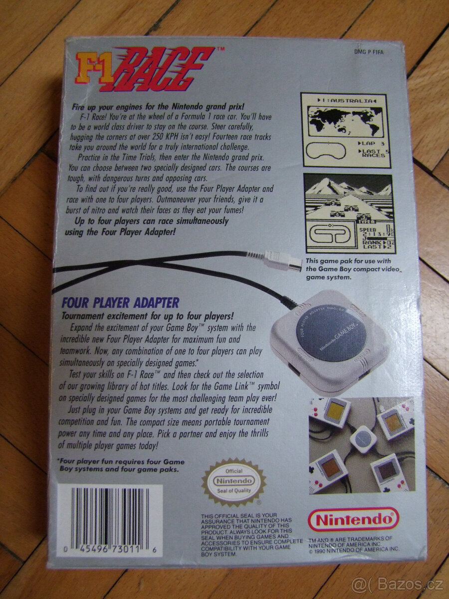 Nintendo Game Boy F-1 Race Gameboy - 4
