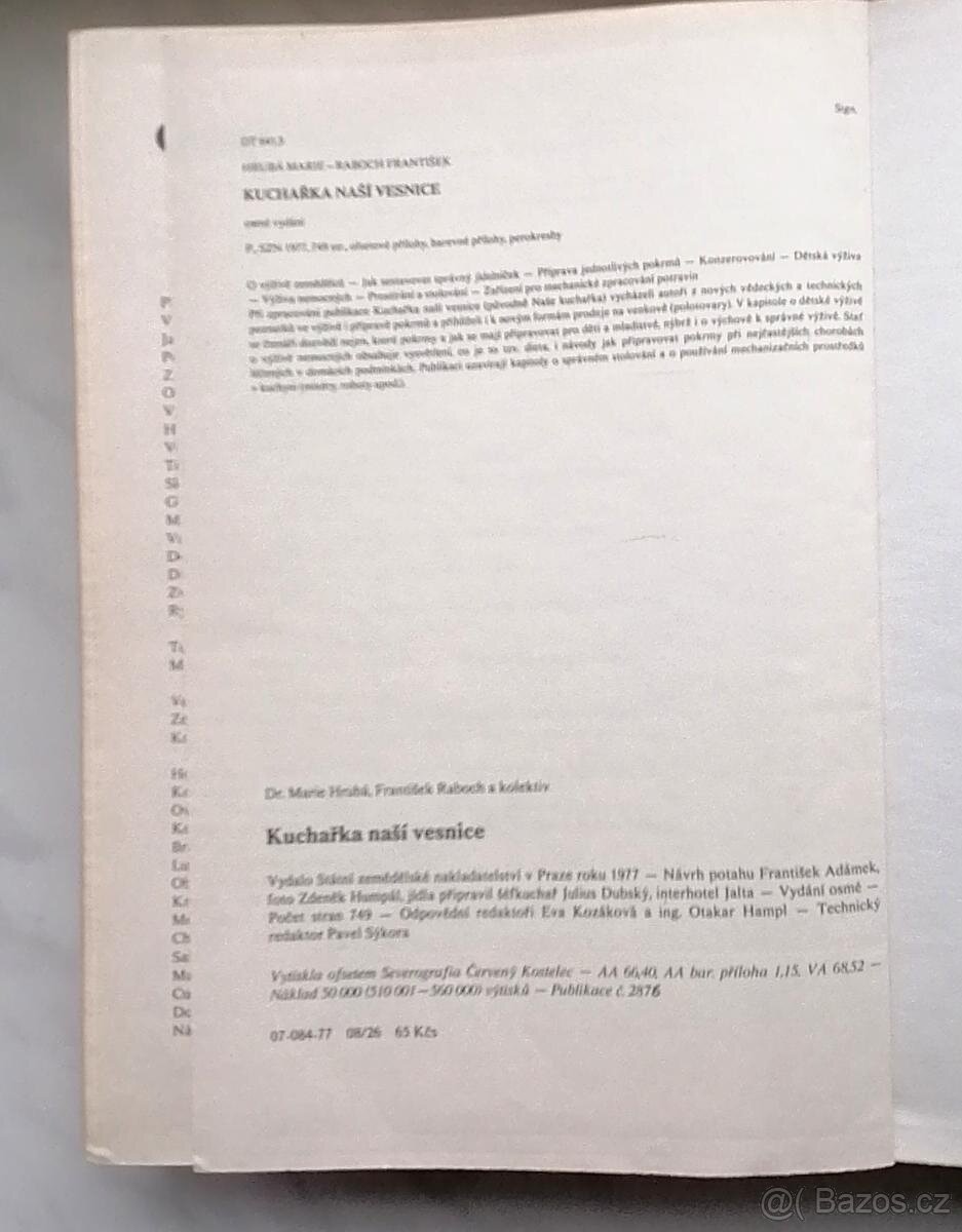 Kuchařka naší vesnice - 1977 - 4