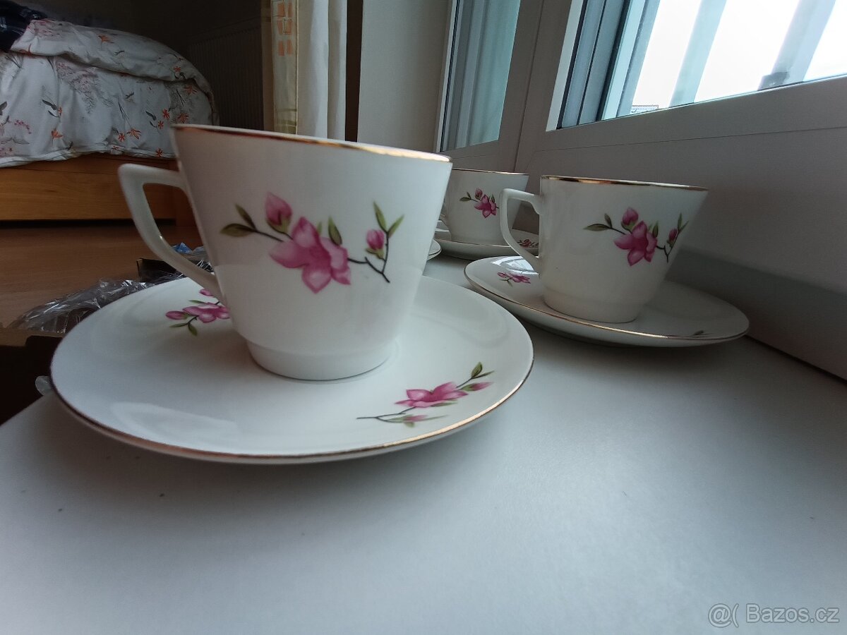Sada šálků porcelán Čína - 4