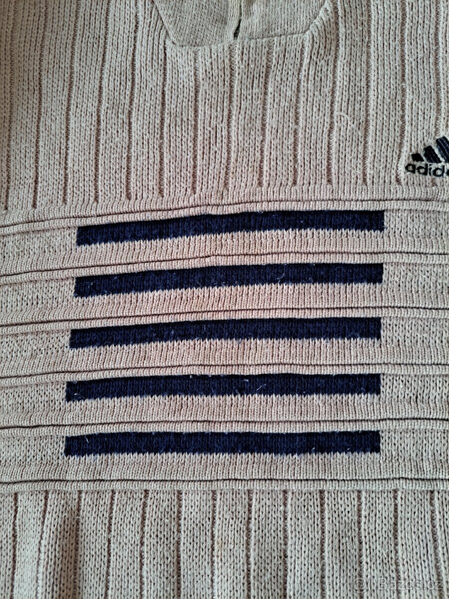 Hnědá Adidas mikina - 4