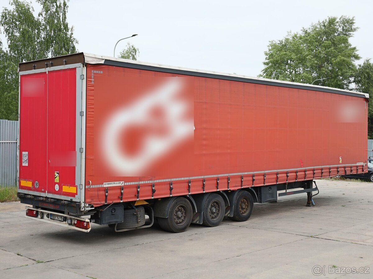 Schwarzmüller SPA 3/E, MULDA, LOW DECK, TŘÍSTRANNÁ SHRNOVACÍ - 4