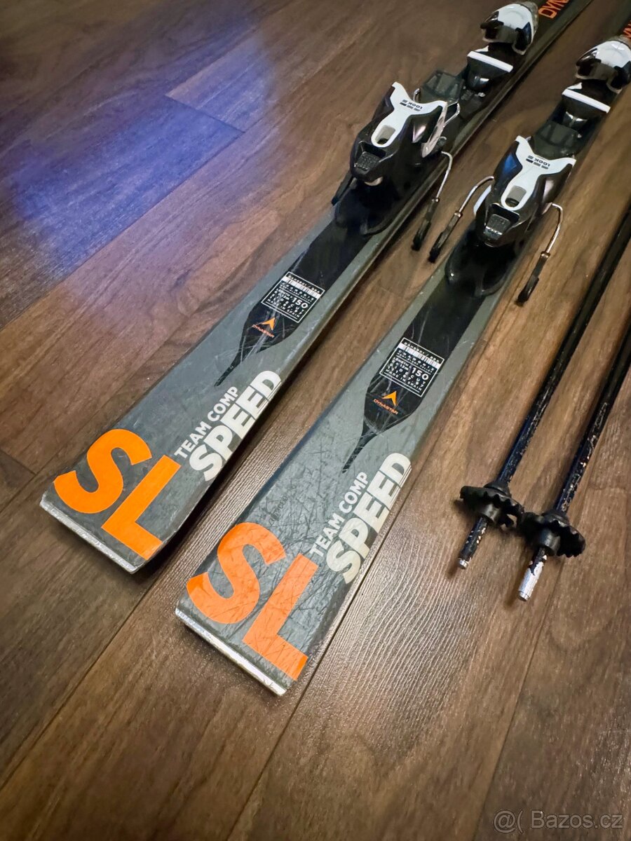 Set lyže a hůlky Dynastar Team Comp 150 cm + Leki - 4