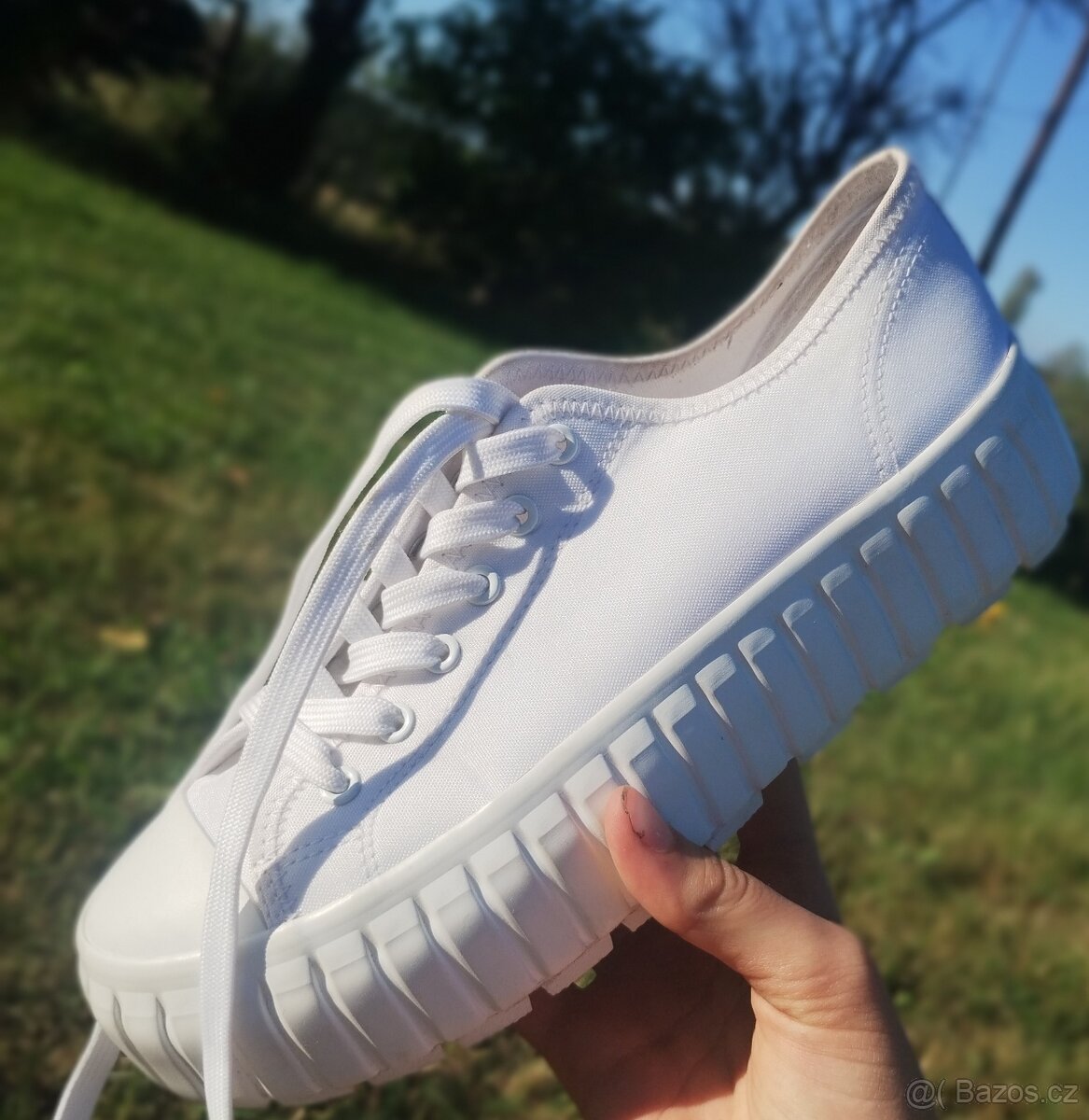 Bílé H&M nenošené tenisky 🤍 - 4