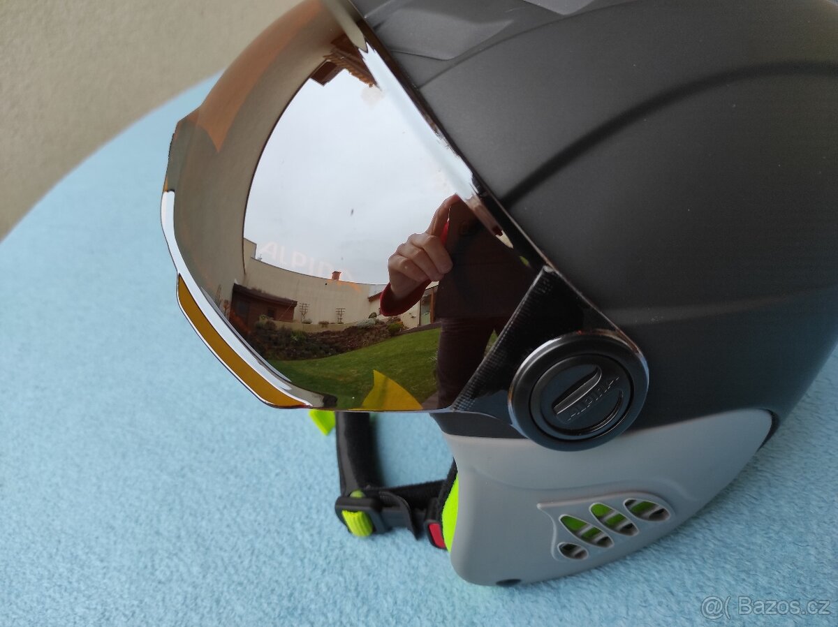 Lyžařská helma s vizorem, Alpina Carat le VISOR HM, 54-58 cm - 4