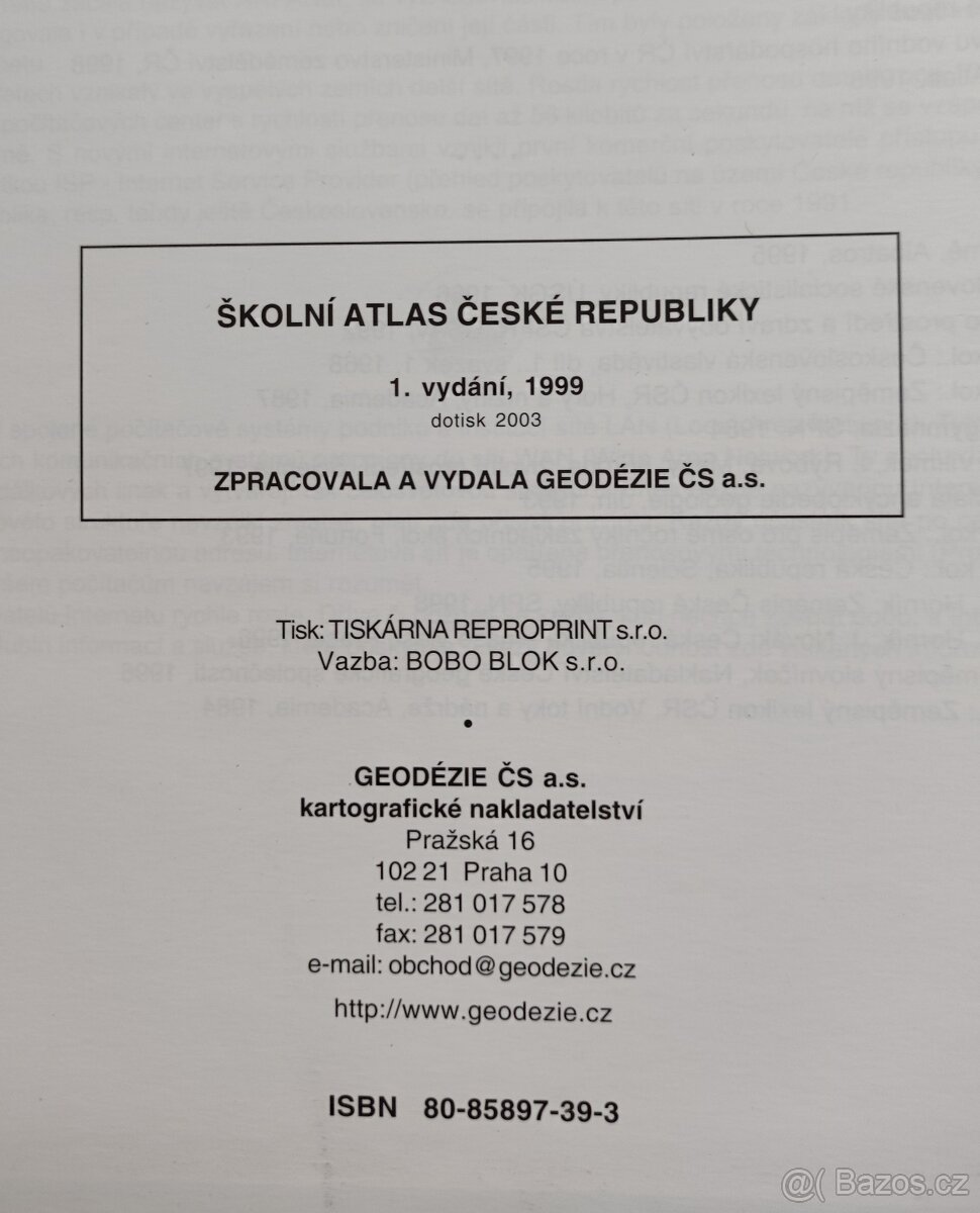Školní atlas České republiky - 4