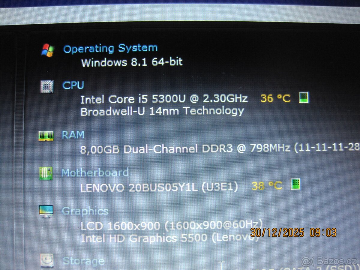 Lenovo Thinkpad T450 i5 - 4
