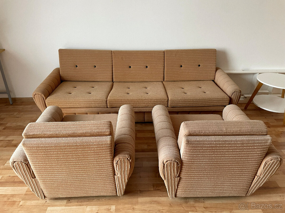 Sedací souprava gauč a křesla - 4