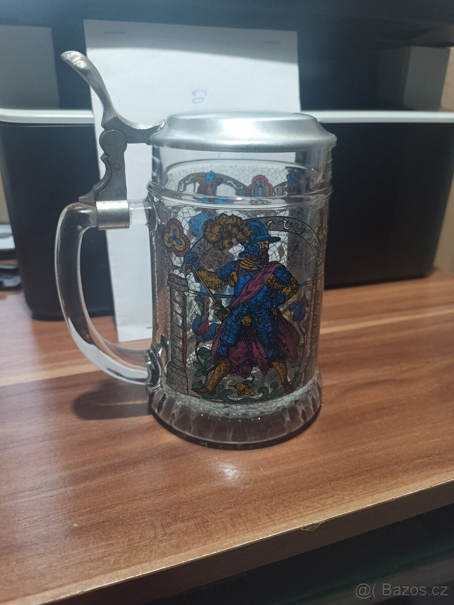 Prodám skleněný půllitr - 4