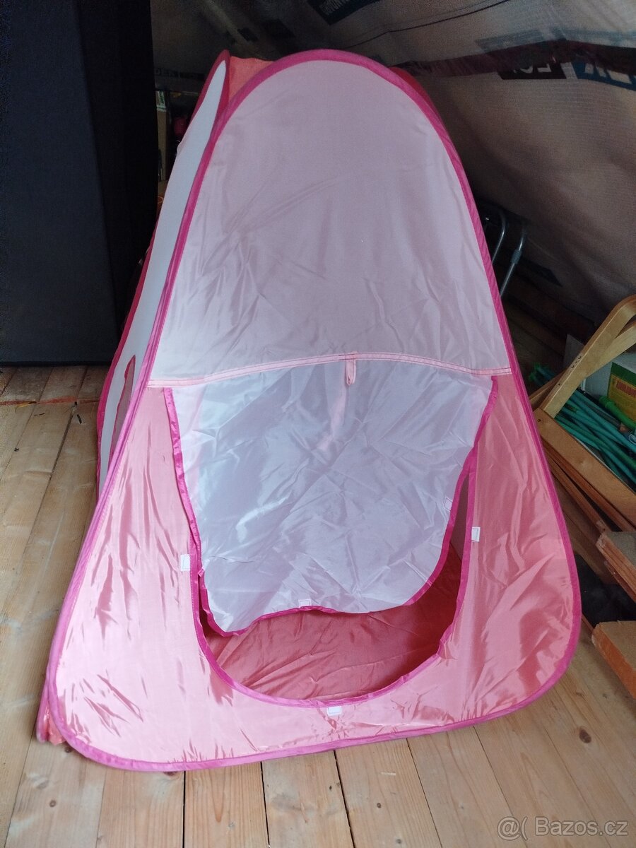 Dětský stan s tunelem z Lidlu + míčky - 4