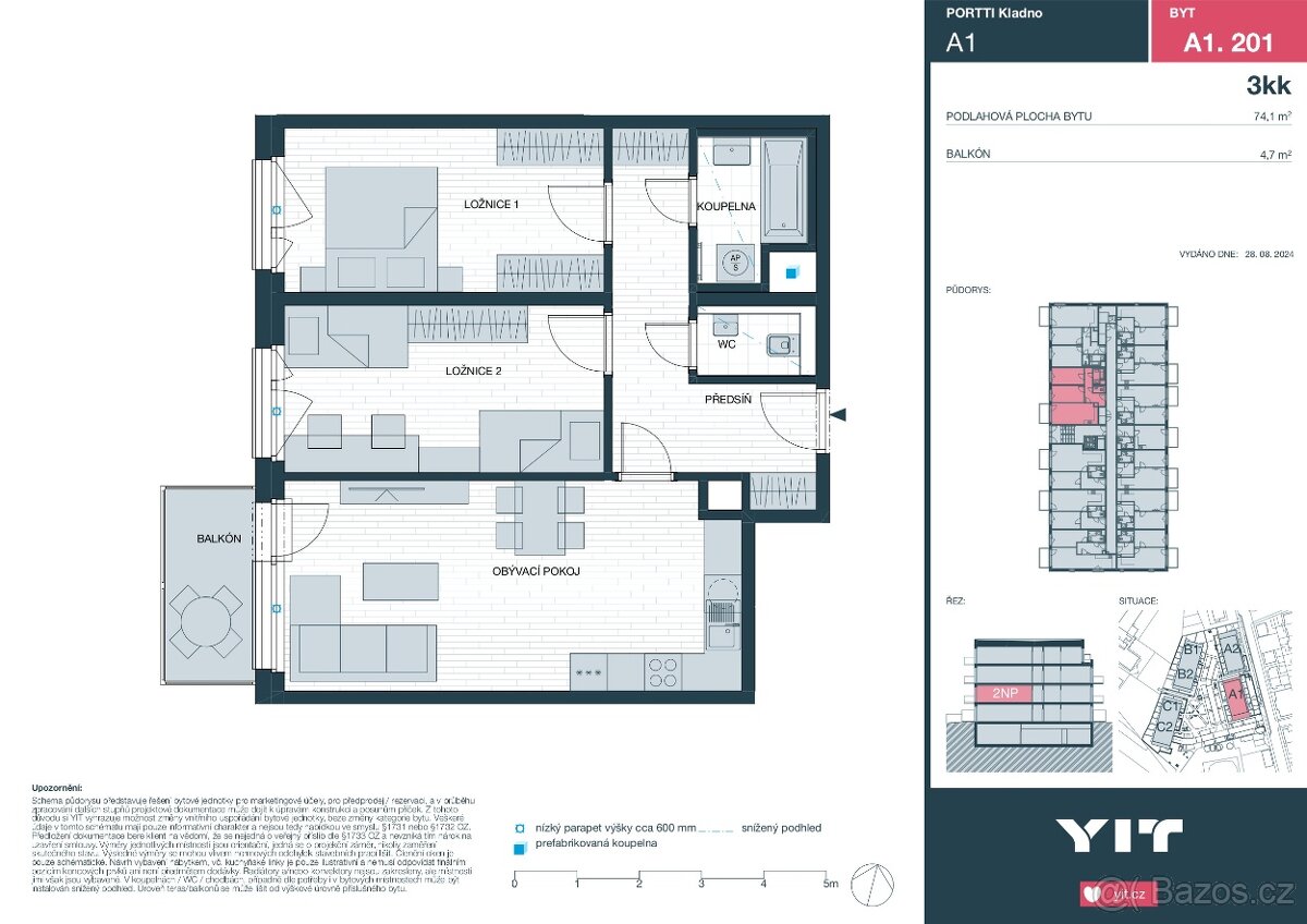 Nadstandardní bydlení v projektu PORTTI - 4