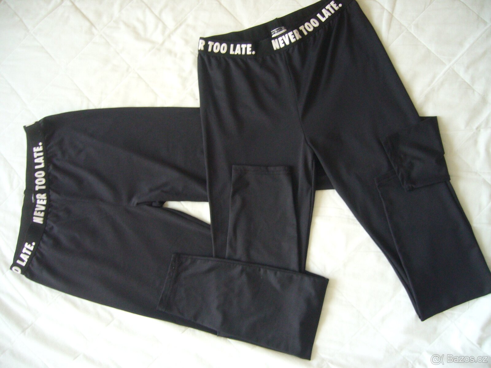 Prodám dvoje černé dívčí legíny - 4