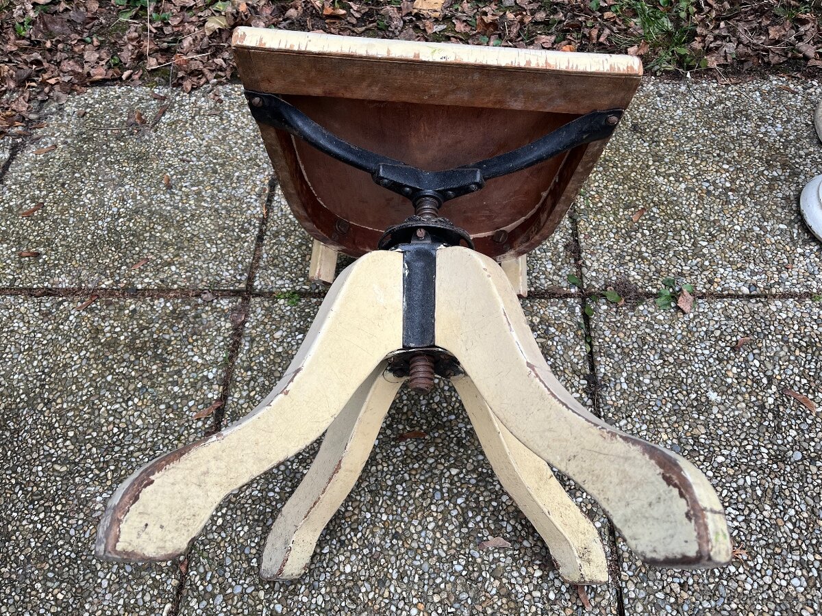 Stará otáčecí židle THONET - 4