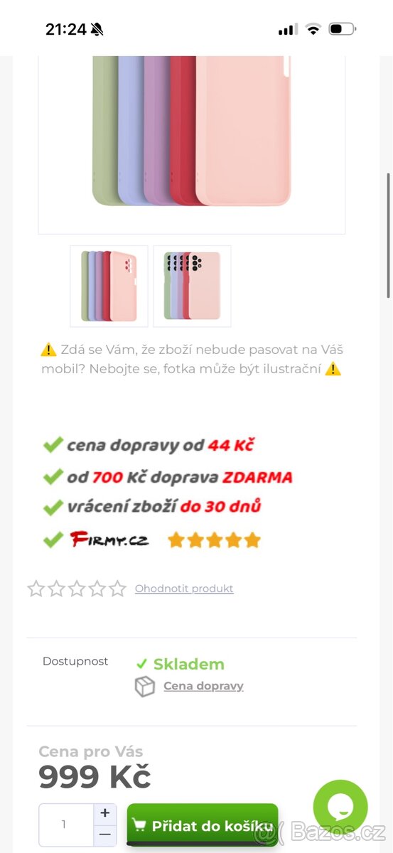 Krásná silikonová sada krytů FIXED na Samsung galaxy A13 - 4