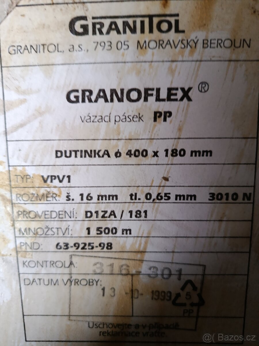 Vázací páska PP GRANOFLEX - 4