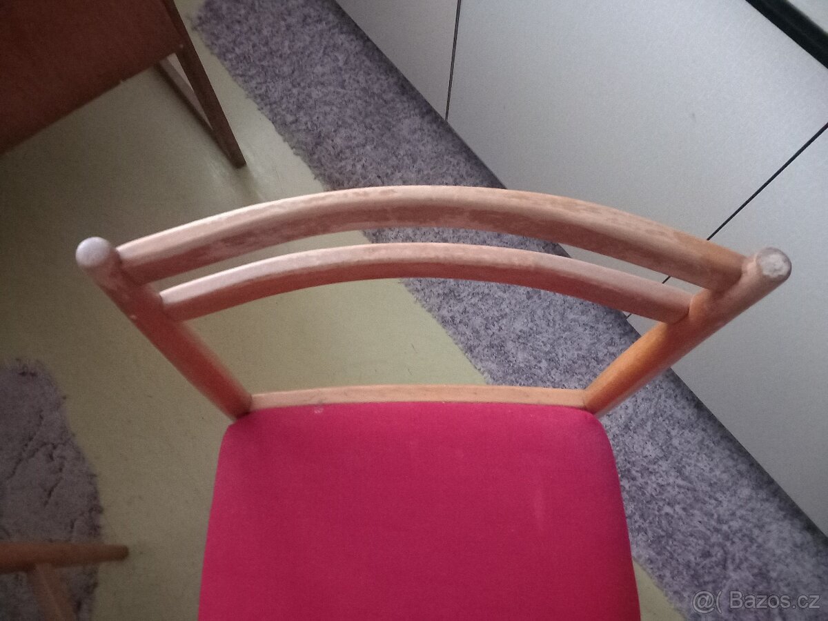 staré židle, taburet, křeslo - 4