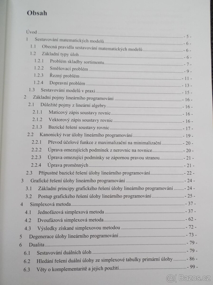 Řešené úlohy lineárního programování – Univerzita Pardubice - 4