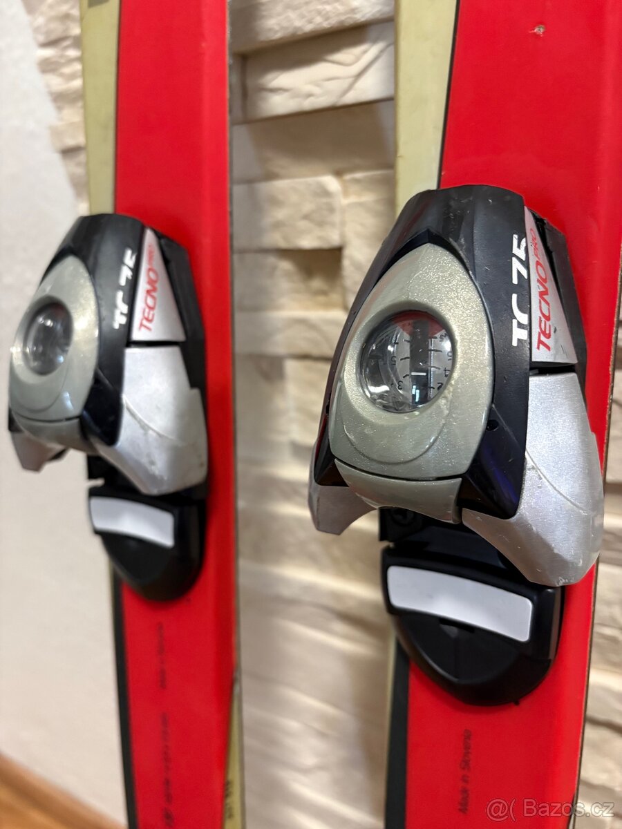 Prodám použité dětské lyže 130cm - 500,-Kč - 4