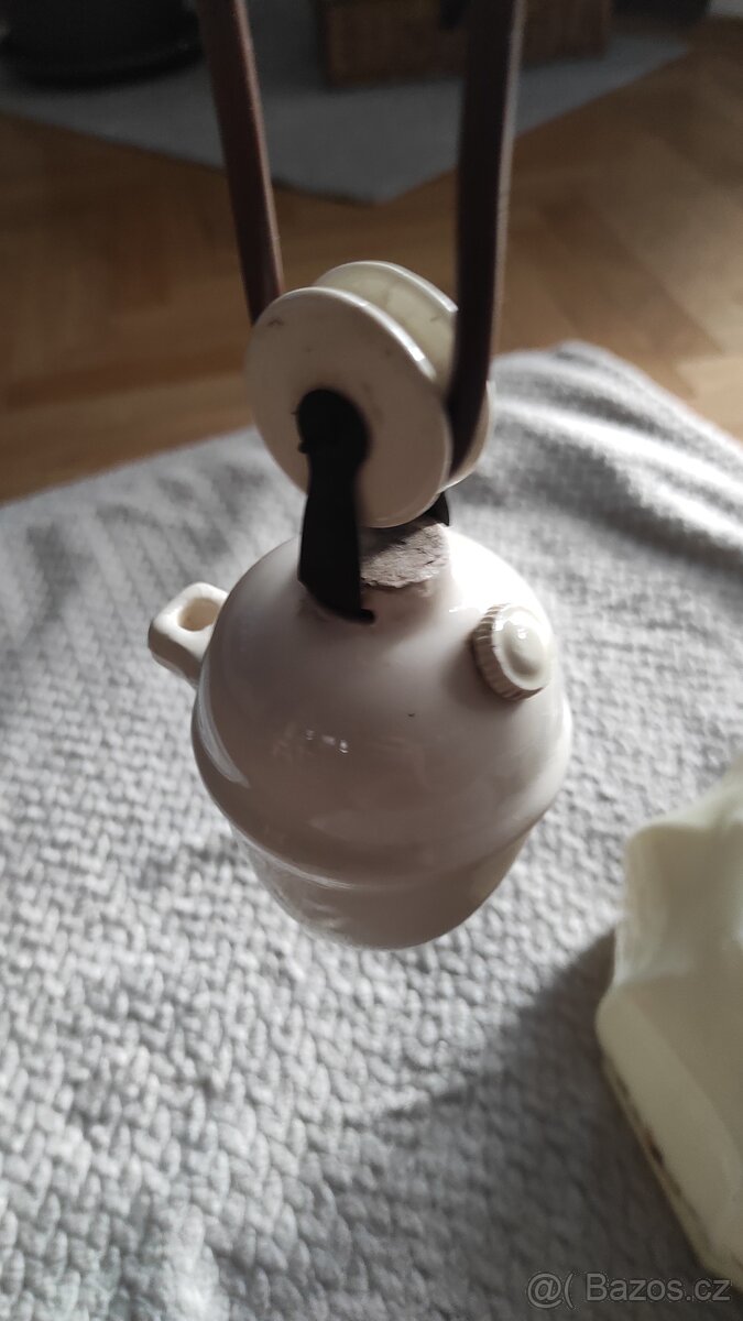 Starožitný stahovací lustr - 4