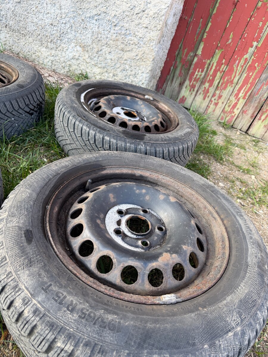 Pneu + disky 195/65 R 15 T - 4