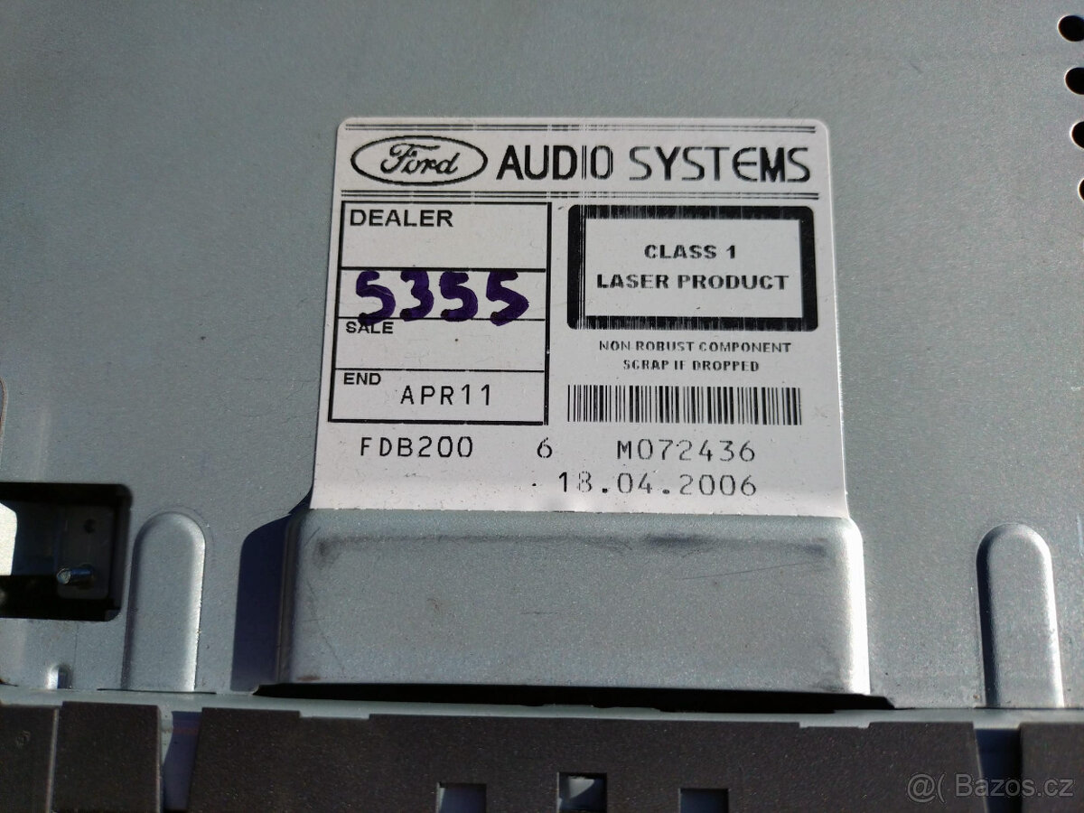 Autorádio - Ford - 6000 CD - KW2000 - 4