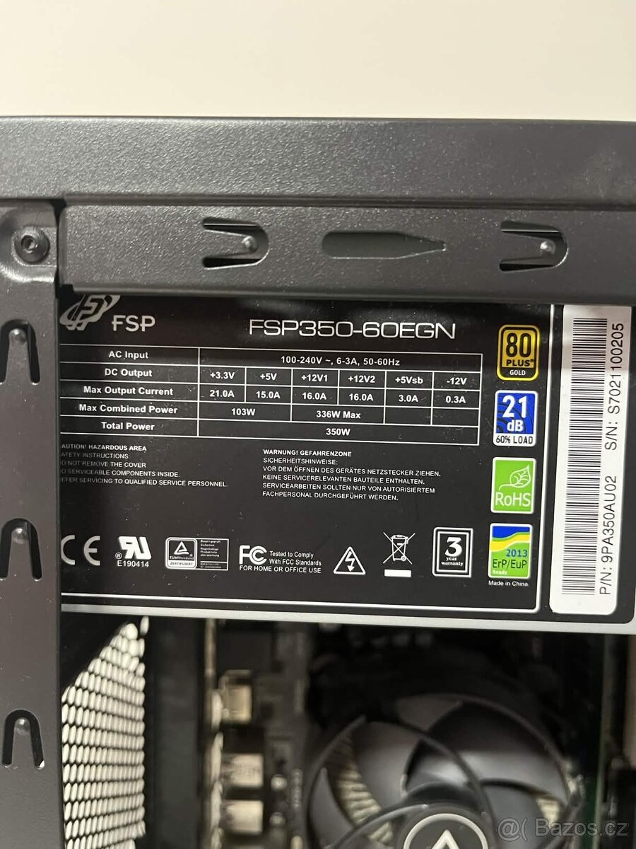 kancelářský PC - i3 6100, 8gb ram, windows 10 - 4