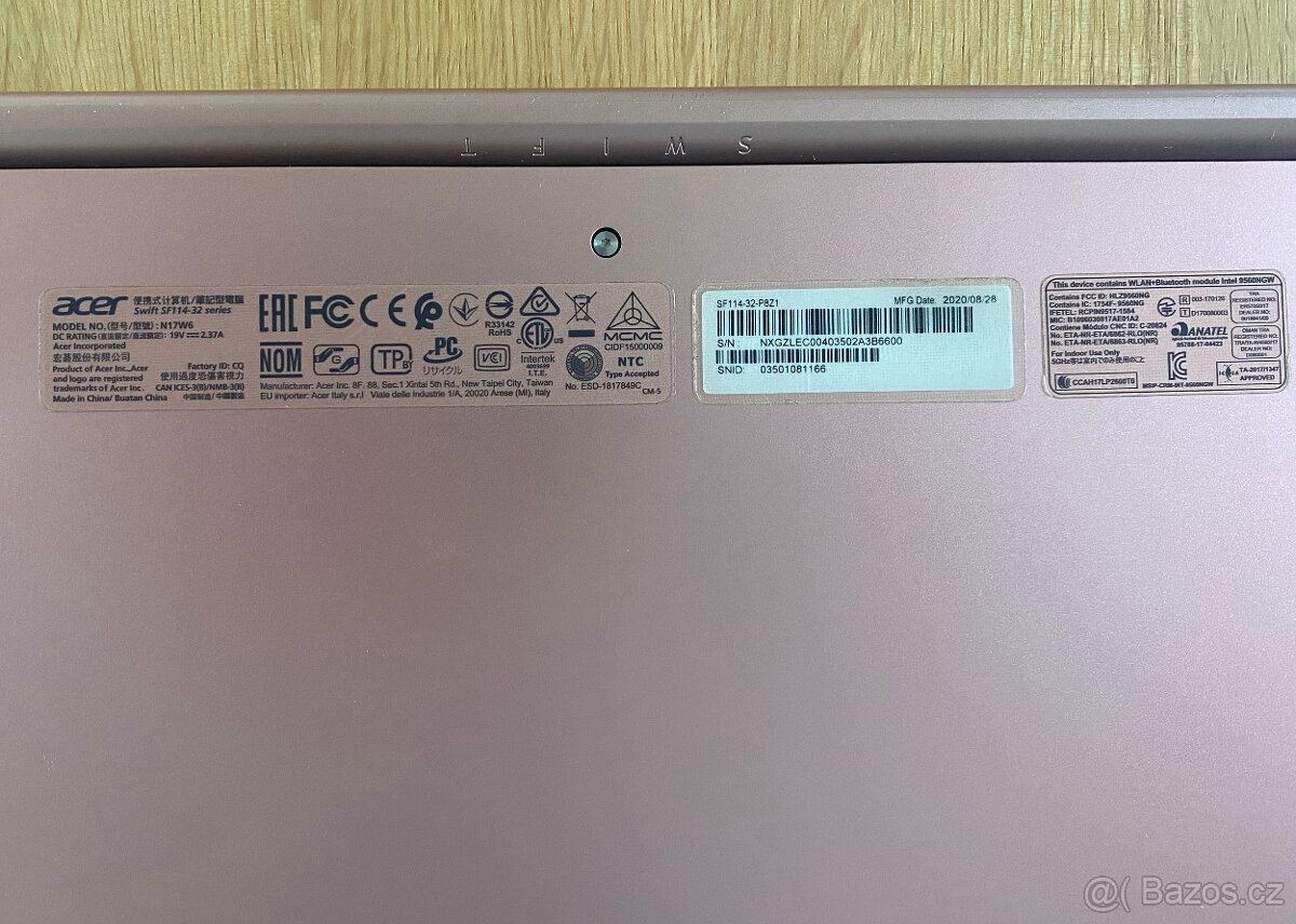 Notebook Acer Swift 1 Safari Gold - 4