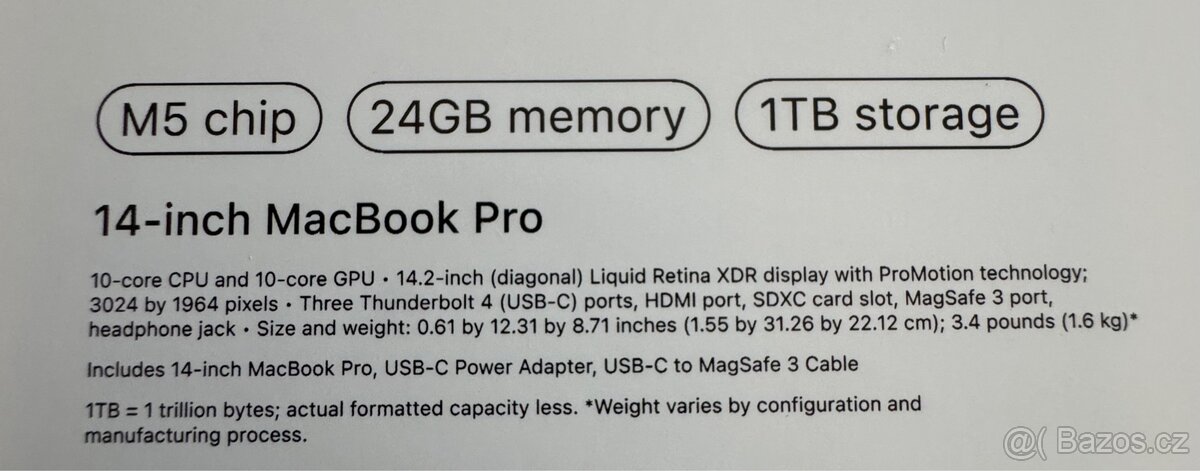 Apple MacBook Pro 14″ M5 — 24 GB / 1 TB SSD - 4