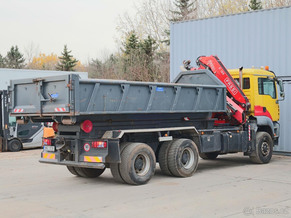 MAN TGA 26.430, 6x6, HYDRAULICKÁ RUKA FASSI F136A23 (MAX 10, - 4