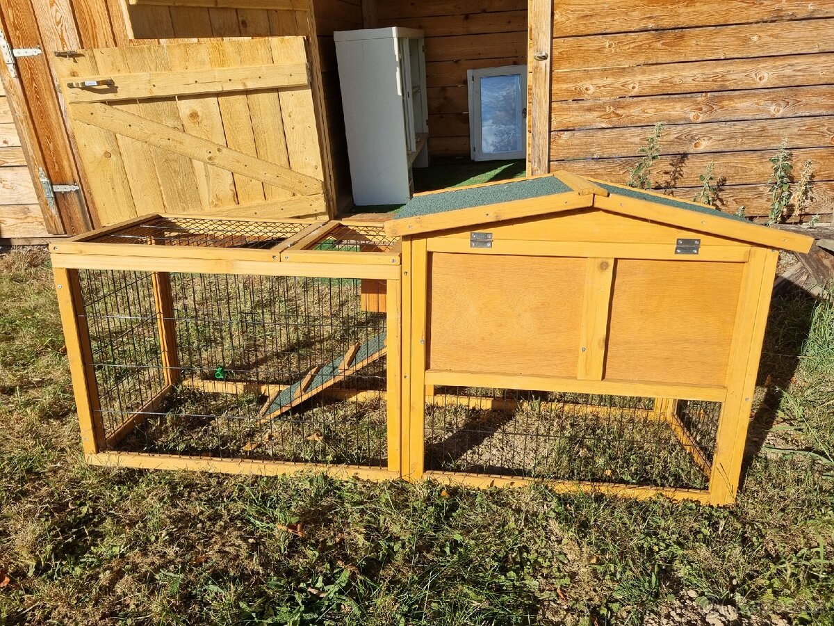 Velká patrová králikárna s výběhem - 4