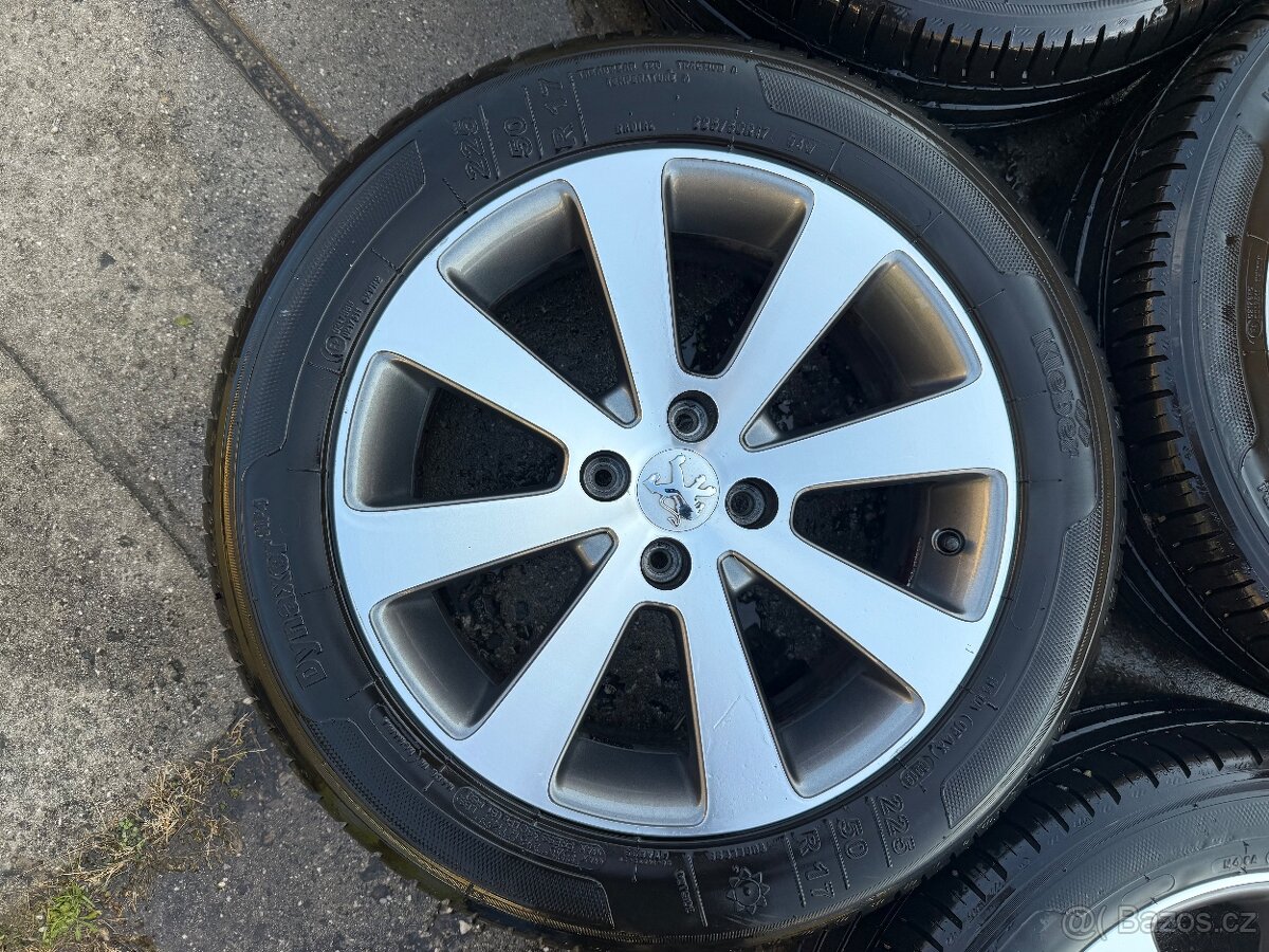 Peugeot - originální alu kola 17" - 4