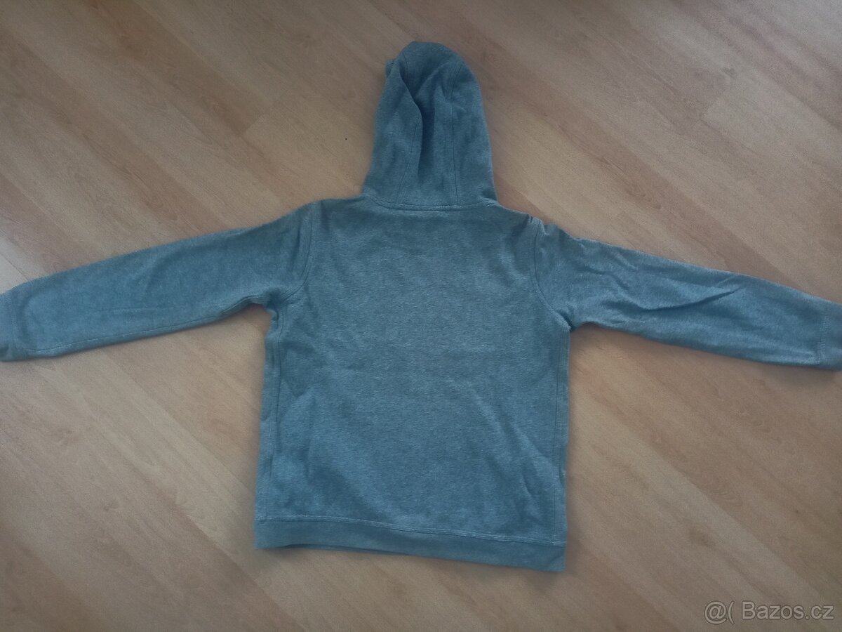 Šedá Mikina (klokanka) Zn. Nike, vel. dětské XL - 4